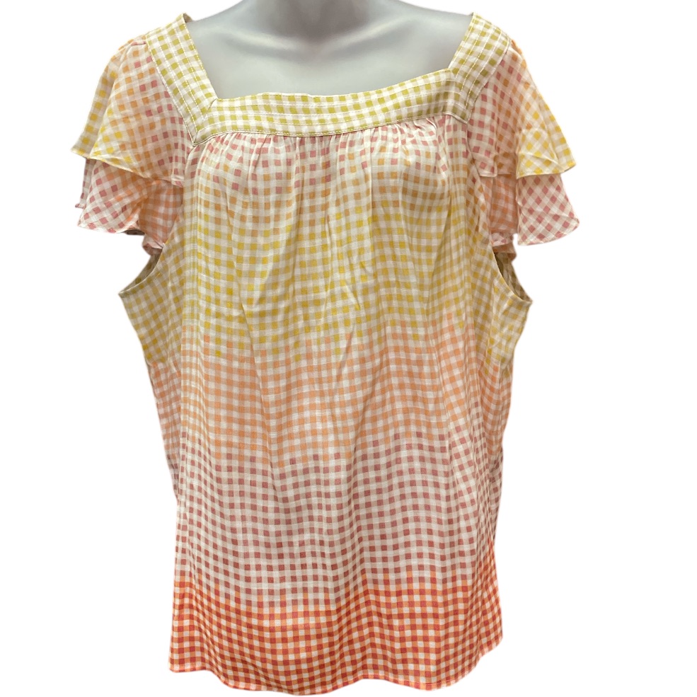 Lc Lauren Conrad 2x Women’s Cap Ruffle Sleeve Summer Shirt